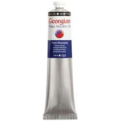 Daler Rowney - Daler Rowney Georgian Water Mixable Oil Su Bazlı Yağlı Boya 200ml 123 French Ultramarine