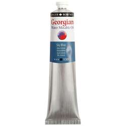 Daler Rowney - Daler Rowney Georgian Water Mixable Oil Su Bazlı Yağlı Boya 200ml 130 Sky Blue