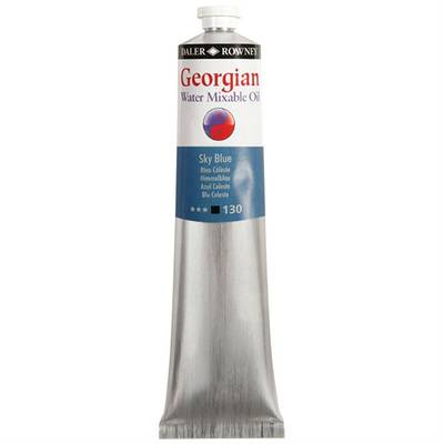 Daler Rowney Georgian Water Mixable Oil Su Bazlı Yağlı Boya 200ml 130 Sky Blue