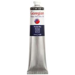 Daler Rowney - Daler Rowney Georgian Water Mixable Oil Su Bazlı Yağlı Boya 200ml 135 Prussian Blue