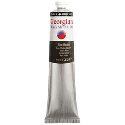 Daler Rowney - Daler Rowney Georgian Water Mixable Oil Su Bazlı Yağlı Boya 200ml 247 Raw Umber