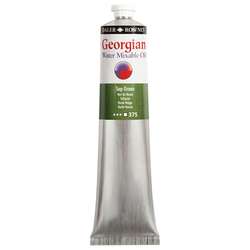 Daler Rowney - Daler Rowney Georgian Water Mixable Oil Su Bazlı Yağlı Boya 200ml 375 Sap Green