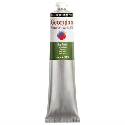 Daler Rowney Georgian Water Mixable Oil Su Bazlı Yağlı Boya 200ml 375 Sap Green