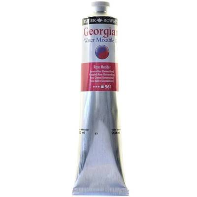 Daler Rowney Georgian Water Mixable Oil Su Bazlı Yağlı Boya 200ml 561 Rose Madder