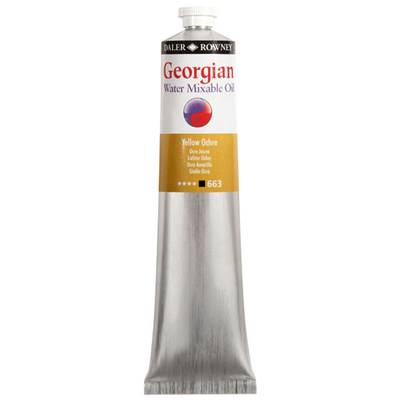 Daler Rowney Georgian Water Mixable Oil Su Bazlı Yağlı Boya 200ml 663 Yellow Ochre