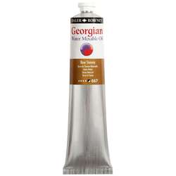 Daler Rowney - Daler Rowney Georgian Water Mixable Oil Su Bazlı Yağlı Boya 200ml 667 Raw Siena