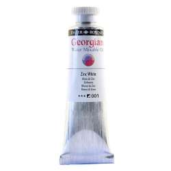 Daler Rowney - DR Georgian Water Mixable Su Bazlı Yağlı B 37ml 001 Zinc White