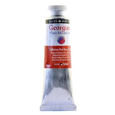 DR Georgian Water Mixable Yağlı B 37ml 504 Cadmium Red Deep Hue