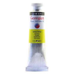 Daler Rowney - DR Georgian Water Mixable Yağlı B 37ml 651 Lemon Yellow