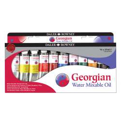 Daler Rowney - Daler Rowney Georgian Water Mixable Yağlı Boya Selection Set