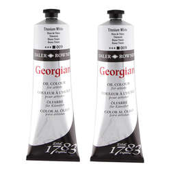 Daler Rowney - DR Georgian Yağlı Boya 225ml Titanium White Set 2li 111225999 (1)