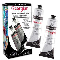 Daler Rowney - DR Georgian Yağlı Boya 225ml Titanium White Set 2li 111225999