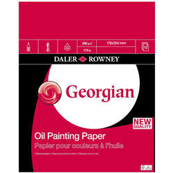 Daler Rowney - Daler Rowney Georgian Yağlı Boya Blok 290g 12 Yaprak 17,8x25,4