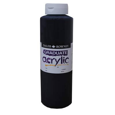 Daler Rowney Graduate Akrilik Boya 1000ml Black (026)