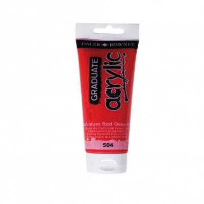 DR Graduate Akrilik Boya 120ml Cadmium Red Deep Hue (504)