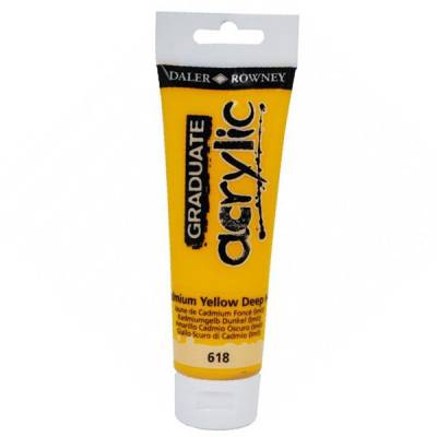 DR Graduate Akrilik Boya 120ml Cadmium Yellow Deep Hue (618)