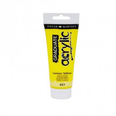 Daler Rowney Graduate Akrilik Boya 120ml Lemon Yellow (651)