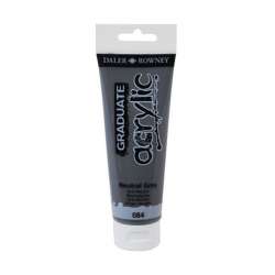 Daler Rowney - Daler Rowney Graduate Akrilik Boya 120ml Neutral Grey (084)