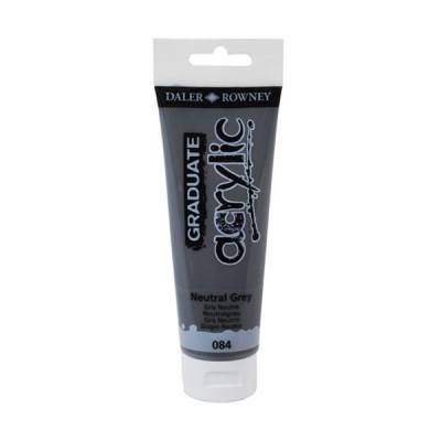 Daler Rowney Graduate Akrilik Boya 120ml Neutral Grey (084)