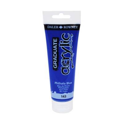 Daler Rowney Graduate Akrilik Boya 120ml Phthalo Blue (143)