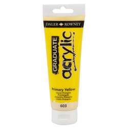 Daler Rowney - Daler Rowney Graduate Akrilik Boya 120ml Primary Yellow (603)