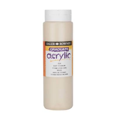 Daler Rowney Graduate Akrilik Boya 500ml 024 Buff Titanium