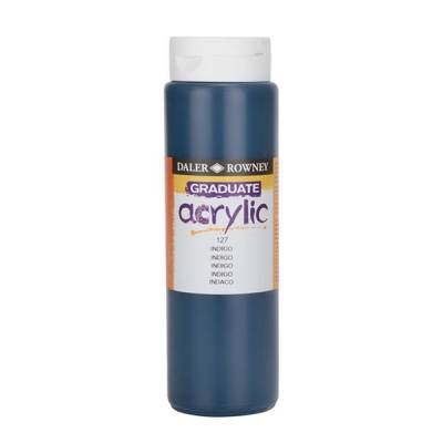 Daler Rowney Graduate Akrilik Boya 500ml 127 Indıgo