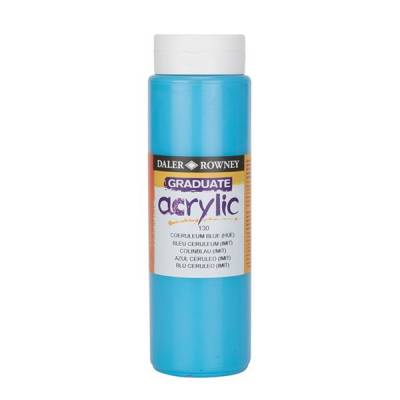 Daler Rowney Graduate Akrilik Boya 500ml 130 Coeruleum Blue