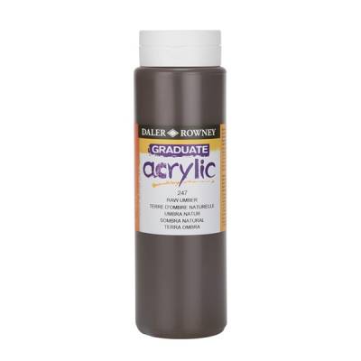 Daler Rowney Graduate Akrilik Boya 500ml 247 Raw Umber