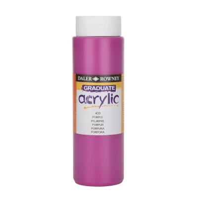 Daler Rowney Graduate Akrilik Boya 500ml 433 Purple