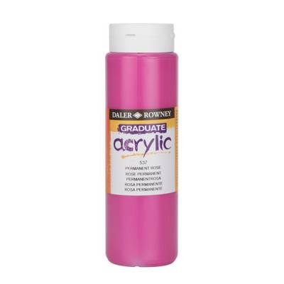 Daler Rowney Graduate Akrilik Boya 500ml 537 Permanent Rose