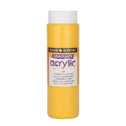 Daler Rowney - Daler Rowney Graduate Akrilik Boya 500ml 605 Cadmium Yellow Hue