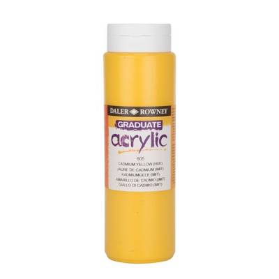 Daler Rowney Graduate Akrilik Boya 500ml 605 Cadmium Yellow Hue