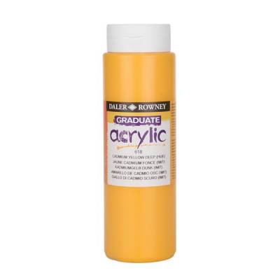 DR Graduate Akrilik Boya 500ml 618 Cadmium Yellow Deep Hue