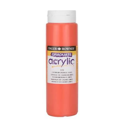 Daler Rowney Graduate Akrilik Boya 500ml 619 Cadmium Orange Hue