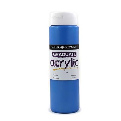 Daler Rowney Graduate Akrilik Boya 500ml 718 Metallic Blue