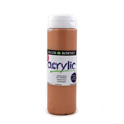 Daler Rowney Graduate Akrilik Boya 500ml 721 Metallic Brown