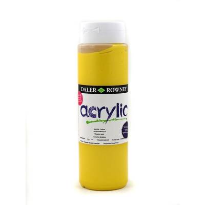 Daler Rowney Graduate Akrilik Boya 500ml 723 Metallic Yellow