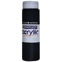 Daler Rowney - Daler Rowney Graduate Akrilik Boya 500ml 026 Black