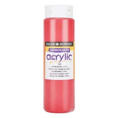 Daler Rowney Graduate Akrilik Boya 500ml 500 Cadmium Red Hue