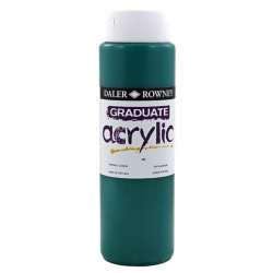 Daler Rowney - Daler Rowney Graduate Akrilik Boya 500ml 386 Phthalo Green