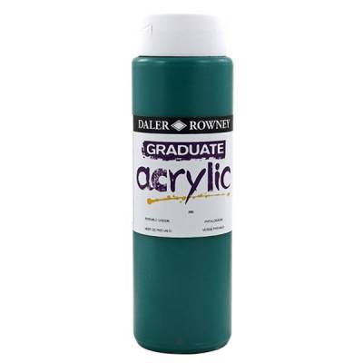 Daler Rowney Graduate Akrilik Boya 500ml 386 Phthalo Green