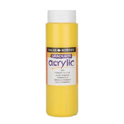 Daler Rowney Graduate Akrilik Boya 500ml 603 Primary Yellow