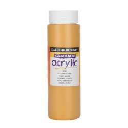 Daler Rowney - Daler Rowney Graduate Akrilik Boya 500ml 690 Yellow Ochre