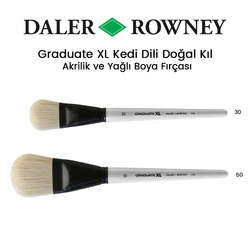 Daler Rowney - Daler Rowney Graduate XL Kedi Dili Doğal Kıl Fırça