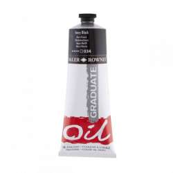 Daler Rowney - Daler Rowney Graduate Yağlı Boya 200ml 034 Ivory Black