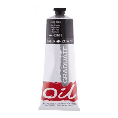 Daler Rowney Graduate Yağlı Boya 200ml 035 Lamp Black