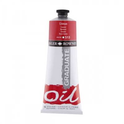 Daler Rowney Graduate Yağlı Boya 200ml 513 Crimson