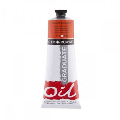 Daler Rowney Graduate Yağlı Boya 200ml 619 Cadmium Orange Hue