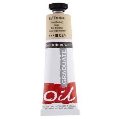 Daler Rowney Graduate Yağlı Boya 38ml 024 Buff Titanium